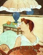Mary Cassatt The Lamp oil painting
